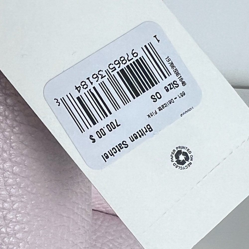 NWT Tory Burch Britten Satchel Delicate Pink - Picture 11 of 11